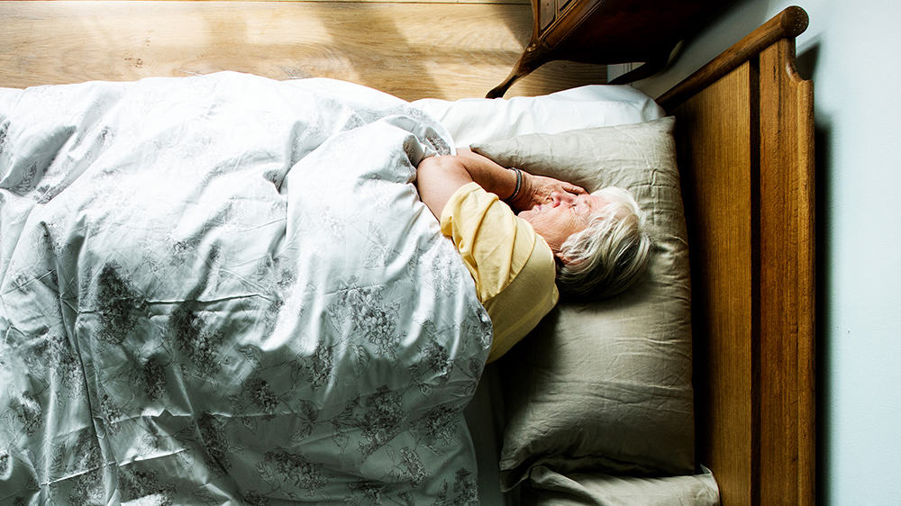 woman sleeping